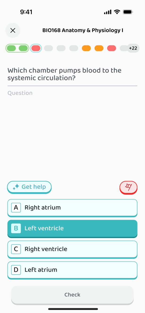 Single choice question